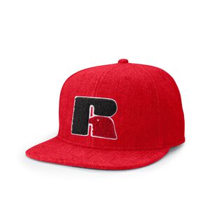 Chenille Snapback Cap (Red) RED
